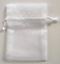 Large Sheer White Gift Bag